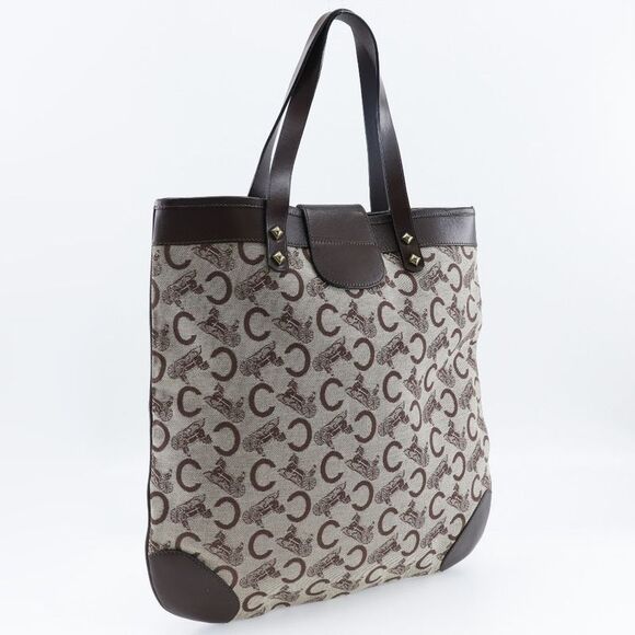 Celine Canvas Macadam Tote Bag - Picture 3 of 6